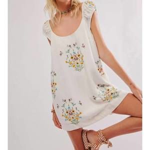 green emerald velvet dress Ivory Wildflower Patchwork Mini Dress // Free People *XS-XL* | Women's  Clothing